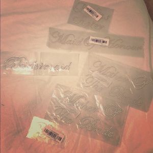 Stickers for robes or bags